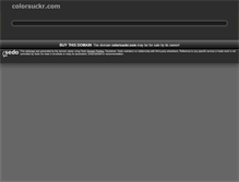Tablet Screenshot of colorsuckr.com